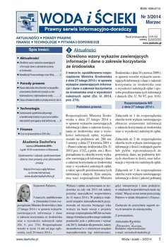 Woda i ścieki okładka