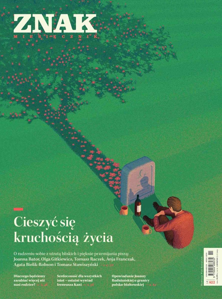 ZNAK 822 11/2023. Cieszyć się kruchością życia okładka
