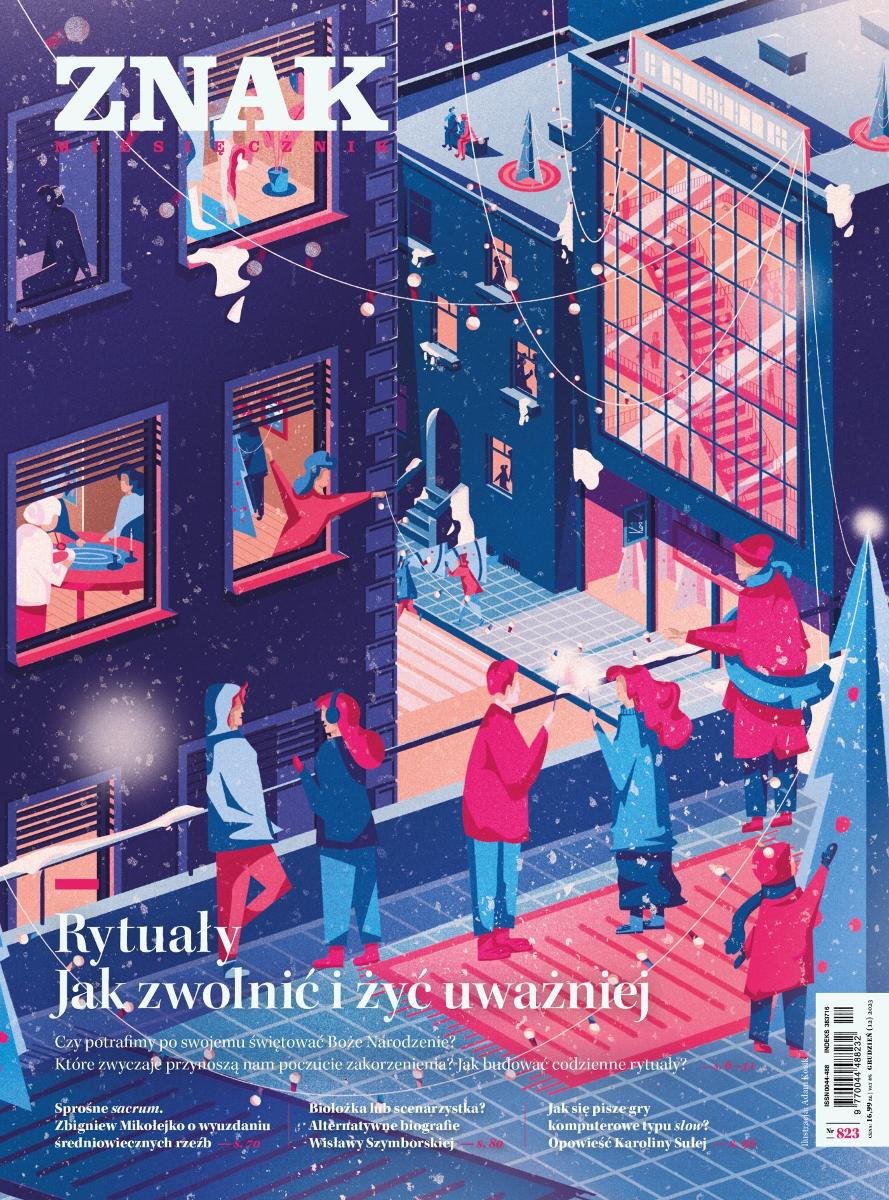 ZNAK 823 12/2023. Rytuały. Jak zwolnić i żyć uważniej okładka