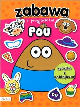 Zabawa z przyjaciółmi Pou. Książka z naklejkami okładka