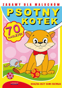 Zabawy dla maluchów. Psotny kotek okładka