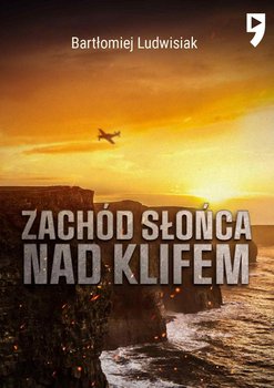 Zachód słońca nad klifem okładka