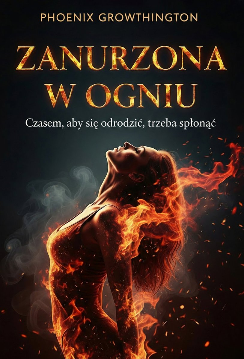 Zanurzona w ogniu okładka