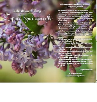 Zapach bzu i maciejki okładka
