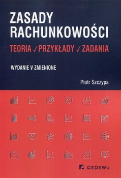 Zasady rachunkowości. Teoria przykłady zadania okładka