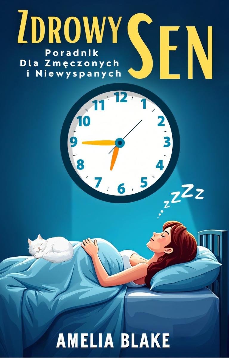 Zdrowy sen. Poradnik dla zmęczonych i niewyspanych okładka