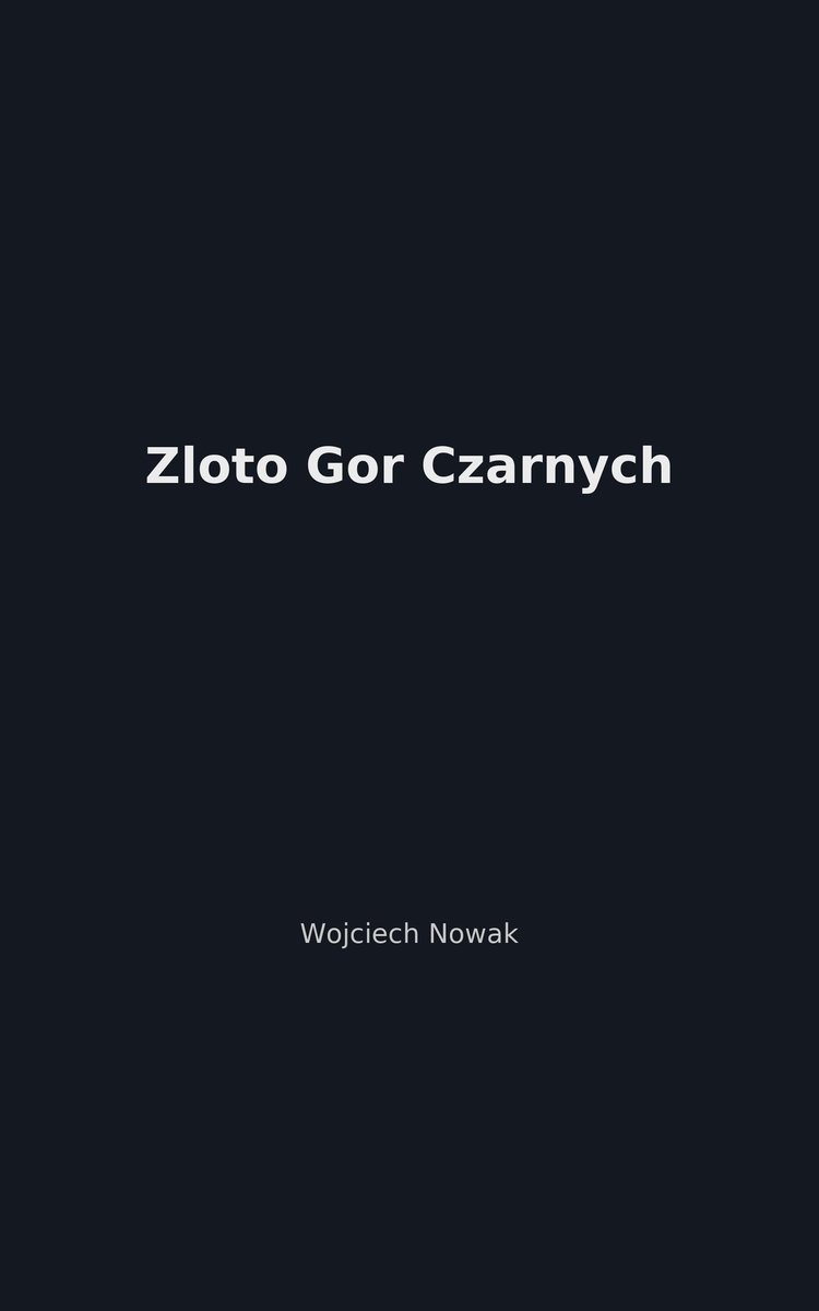 Złoto Gór Czarnych okładka